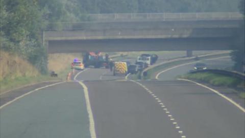 A174 crash scene