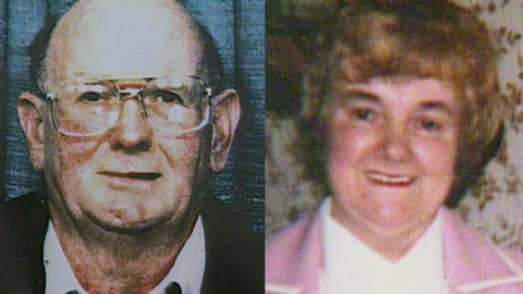 Harry and Megan Tooze, killed at their farmhouse home in Llanharry in July 1993