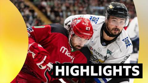 Watch highlights of Cardiff Devils' 4-3 Elite League win at Manchester Storm.