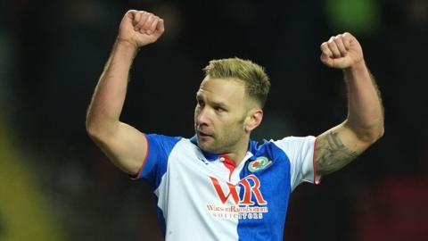 Andi Weimann celebrates