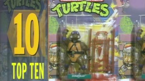 top 10 toys including Teenage Mutant Ninja Turtles