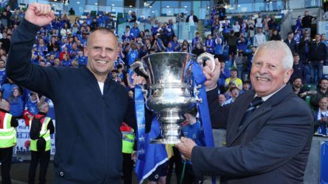 Rodney McAree with his father Joe
