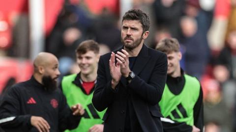 Manchester United head coach Michael Carrick