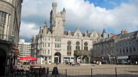 The Salvation Army's Aberdeen Citadel, which towers over the city centre