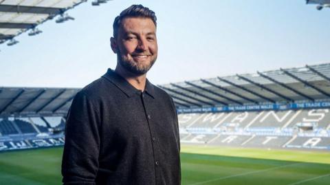 Tom Gorringe pictured at the Swansea.com Stadium