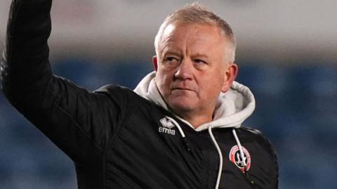 Chris Wilder celebrates win