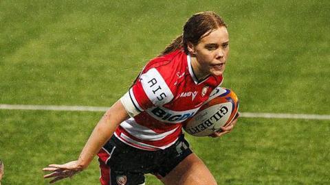 Gloucester-Hartpury's Mia Venner in action