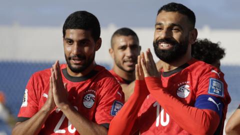 Ibrahim Adel and Mohamed Salah