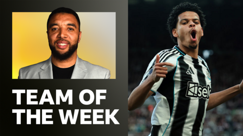 Troy Deeney Team of the Week BBC Banner - William Osula celebrates