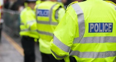 Generic police jackets.
