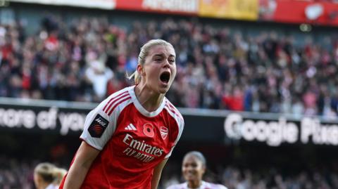 Alessia Russo celebrates