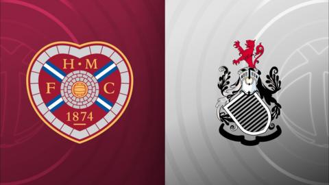 Hearts and Queen's Park badges