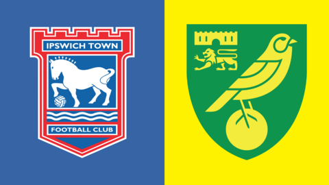 Ipswich Town and Norwich City club badges