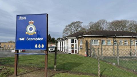 RAF Scampton gates