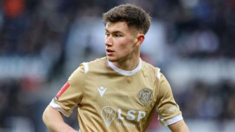 Swansea City's Cameron Congreve in action for Bromley