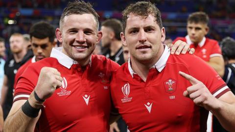 Elliot Dee and Ryan Elias  both played in Wales' 40-6 win against Australia in Lyon during the 2023 World Cup