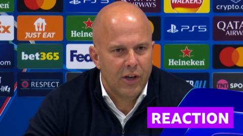 Watch Arne Slot's post-match press conference after his side beat Real Madrid 2-0 in the Champions League