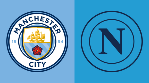 Man City vs Napoli fixture graphic