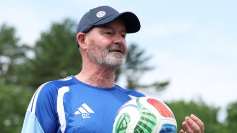 Scotland head coach Steve Clark looks on during the training session one day ahead of the FIFA World Cup 2026 Group C match between Haiti and Scotland
