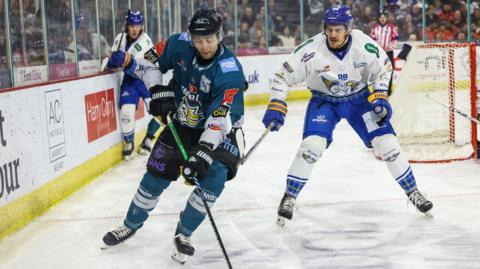 Belfast Giants in action against Flyers