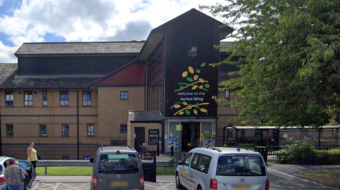 Exterior shot of the Horton Wing of St Luke's Hospital in Bradford