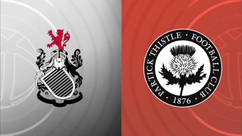 Queen's Park and Partick Thistle badges