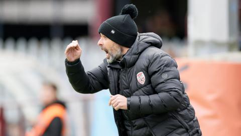Derry City manager Tiernan Lynch 