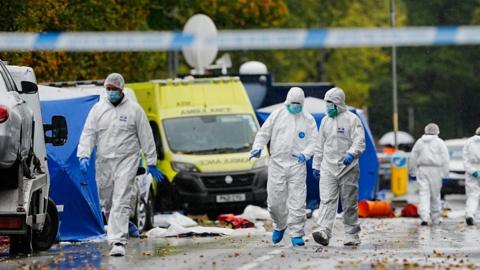 Forensics at the scene