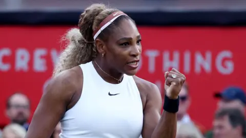Serena Williams fist pump
