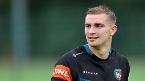 Jack van Poortvliet in action for Leicester Tigers