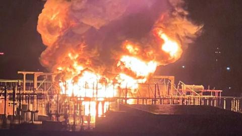 Fire at heathrow substation