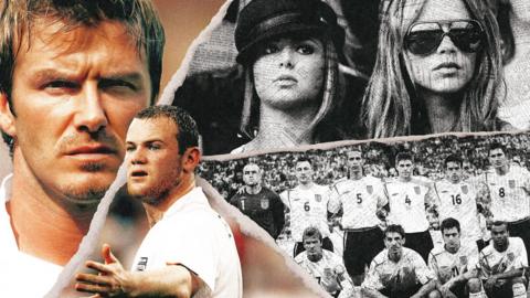 England football stars and WAGs from 2006