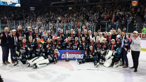 Belfast Giants 2025 Challenge Cup Champions