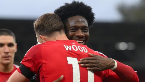 Ola Aina and Chris Wood