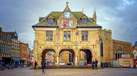 Peterborough guildhall in the city centre