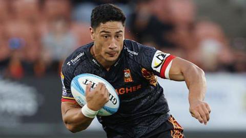Chiefs centre Lalakai Foketi in action