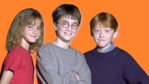 Hermione, Harry and Ron