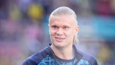 Man City striker Erling Haaland