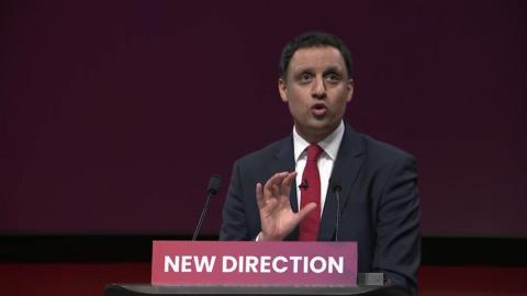 Anas Sarwar told his party conference that he would end the growing bureaucracy in the NHS.