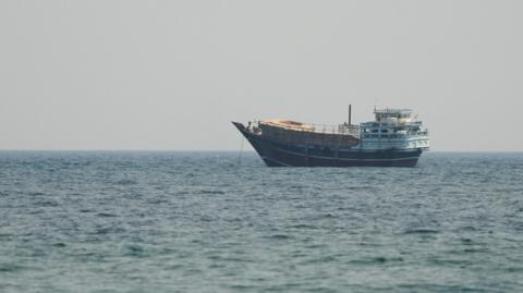  Vessels at the Strait of Hormuz, as seen from Musandam, Oman