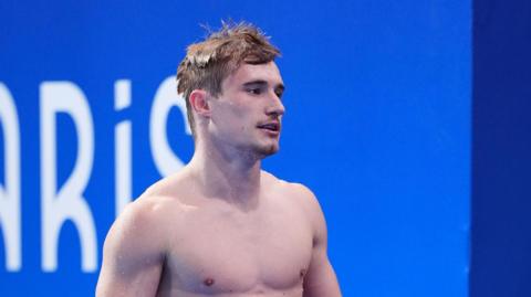 Jack Laugher at the Paris Olympics