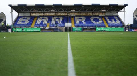 A view of Barrow's SO Legal Stadium