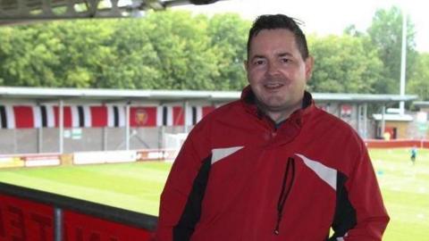Tony Incenzo pitchside