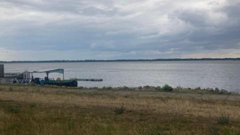 A photo of the river Danube