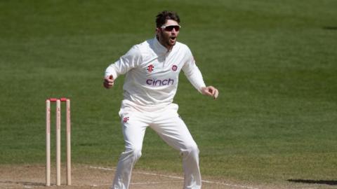 Rob Keogh playing for Northants