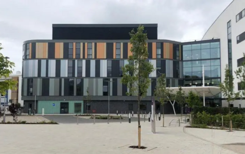 The entrance of the Royal Hospital for Children and Young People in Edinburgh