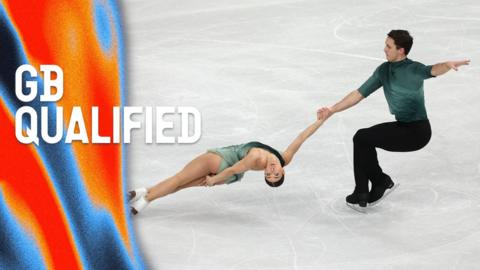 GB's Anastasia Vaipan-Law and Luke Digby skating on ice