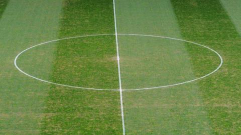 Football pitch centre circle