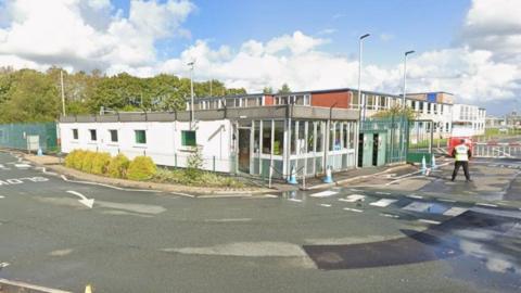 External view of the UK National Nuclear Laboratory on the Springfields complex in Salwick, Preston