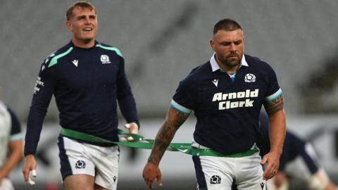 Stafford McDowall and Rory Sutherland in Scotland training